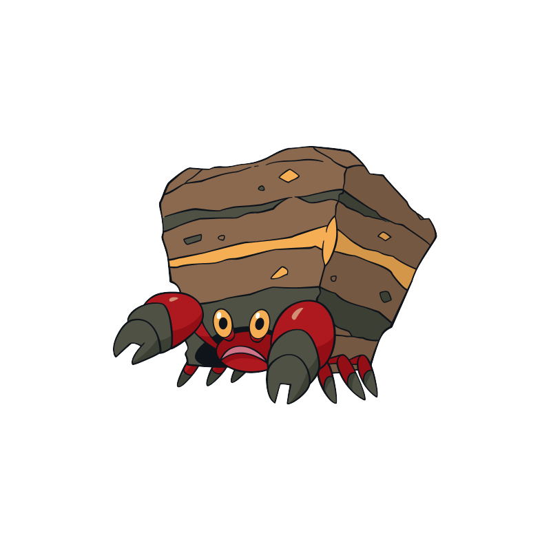 Pokemon: Crustle without its rock (Anime) by Supermike92 on DeviantArt